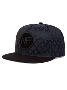 Unisex Nf Letter Classic Baseball Cap, Adjustable Woven Sun Protection Hat, Casual Outdoor Travel Beach Vacation Headwear for Men Women