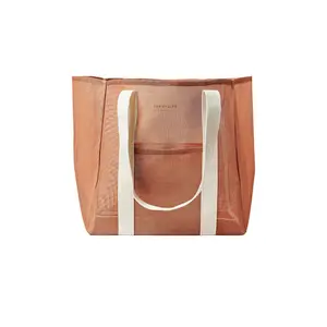 Sunnylife Mesh Beach Bag in Tierra Clay