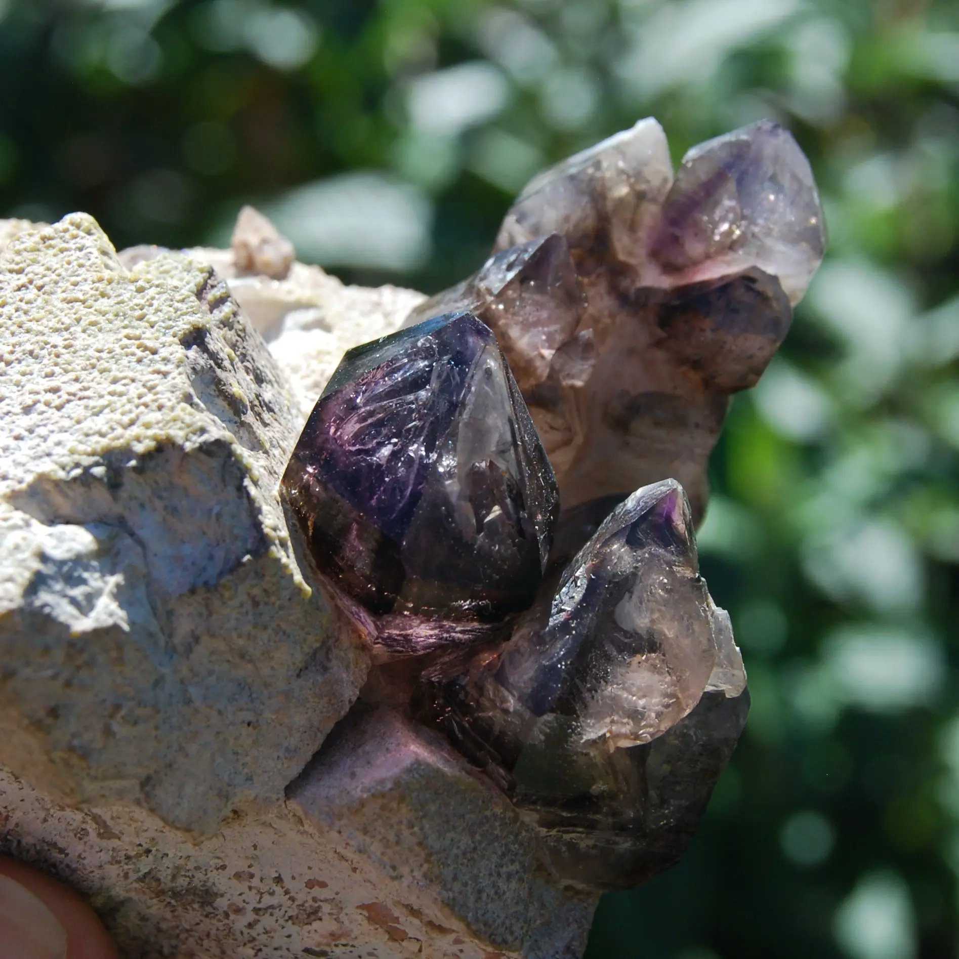 Large 296g Brandberg Amethyst Elestial Crystal Cluster, Namibia