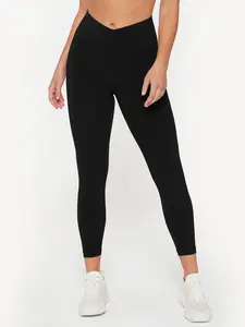 Women's Solid High Waist Sports Leggings, Soft Leggings, Casual Comfy Breathable & Thin High Stretch Yoga Legging, Ladies Sportswear Clothing for Indoor Outdoor Wear