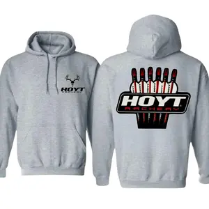 Archery Hunter 100% US Cotton Unisex Pullover Hoodie Classic Bowhunting Outdoor Style — Front Minimal Deer Antler Icon + Back Arrow Quiver Graphic, Rugged Sportsman Vibe, Soft Heavyweight Fabric, Relaxed American Fit - KitchenEra