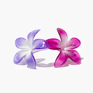 Plumeria Hair Clips 2 Pack
