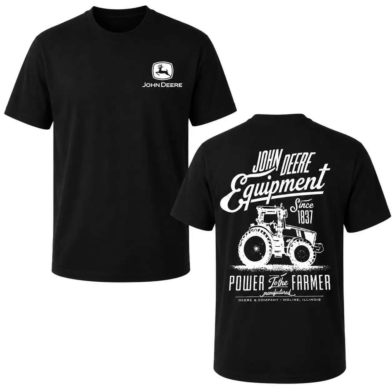 John Deere Equipment T-Shirt, Vintage Tractor Farm Graphic, John Deere Graphic Shirt for Farmers & Agriculture Workers, Gift for Tractor Enthusiasts or Farm Life Lovers
