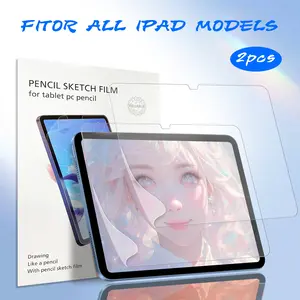 2pcs Matte Paper Writing Screen Protector Film, Eco-Friendly Recyclable Material, Fits iPad 11th/10th/9th/8th/7th/6th/5th/air/pro/mini Air, Ipad Tablet Accessories
