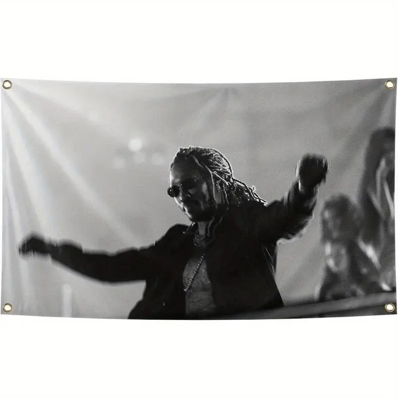 Future Singer "High Off Life" Album Cover Tapestry Banner - 3x5ft Durable Polyester, Ideal for Man Cave Decor, Hanging Decoration & Gift for Home Supplies Events