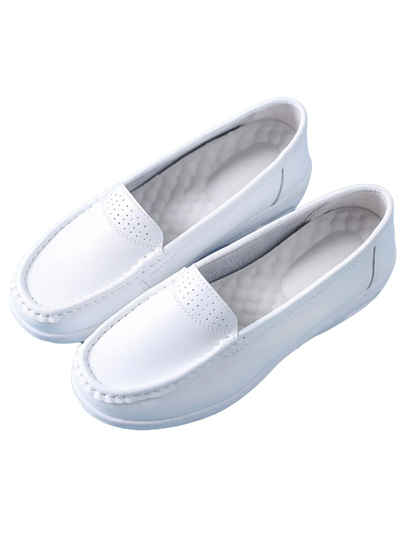Women's Walking Shoes, Nurse Shoes, Air Cushion Soft Sole, Anti-Slip Work Shoes, Comfortable for Long Hours, Casual Sports Shoes, Casual Slip Ons, Slipon Footwear