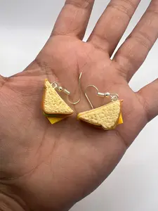 Ham and cheese sandwich Earrings