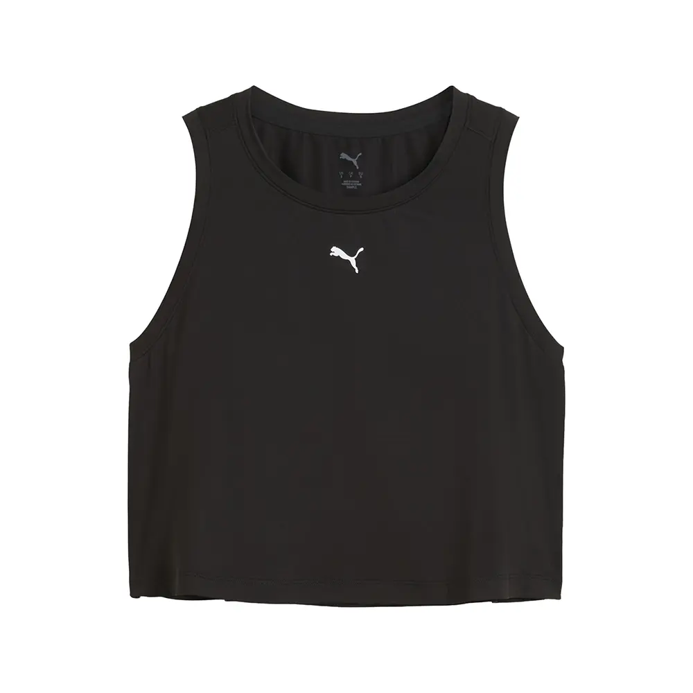 PUMA Womens Cloudspun Crew Neck Athletic Tank  Casual - Black