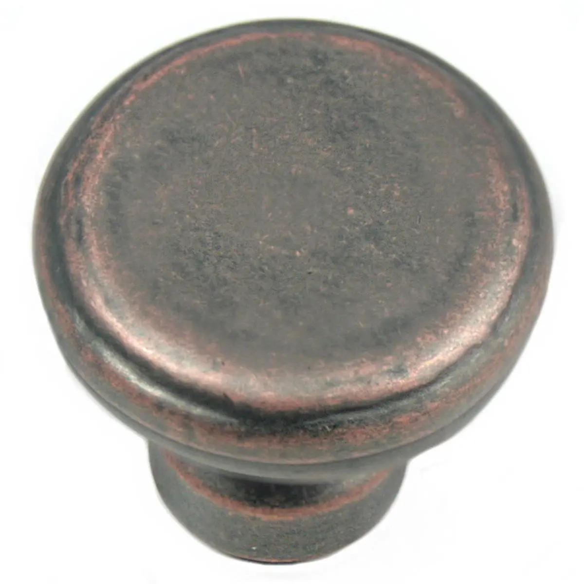 212 MAIN Large Mushroom-Type Door Knob - Riverstone Finish, Antique Copper Color, Mushroom Cap Doorknobs, Door Hardware Accessory