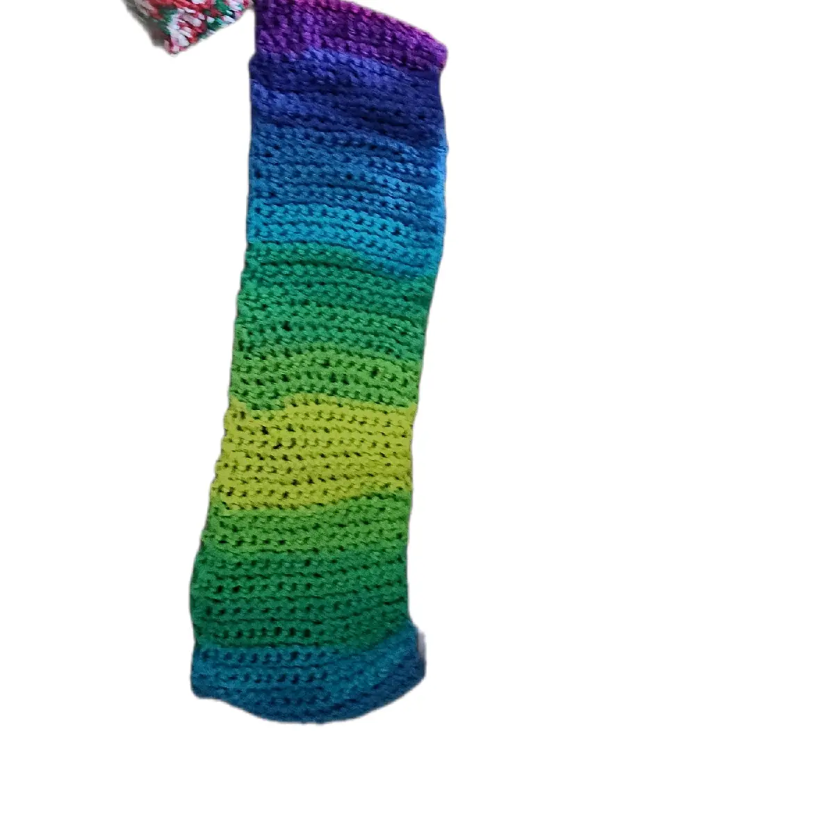Rainbow infinity scarf