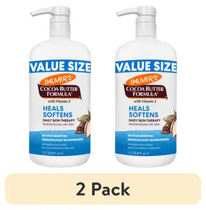 (2 Pack) Palmer'S Cocoa Butter Formula Daily Skin Therapy Body Lotion for Dry Skin, 33.8 Fl. Oz. E.T. Browne Drug Company Inc.
