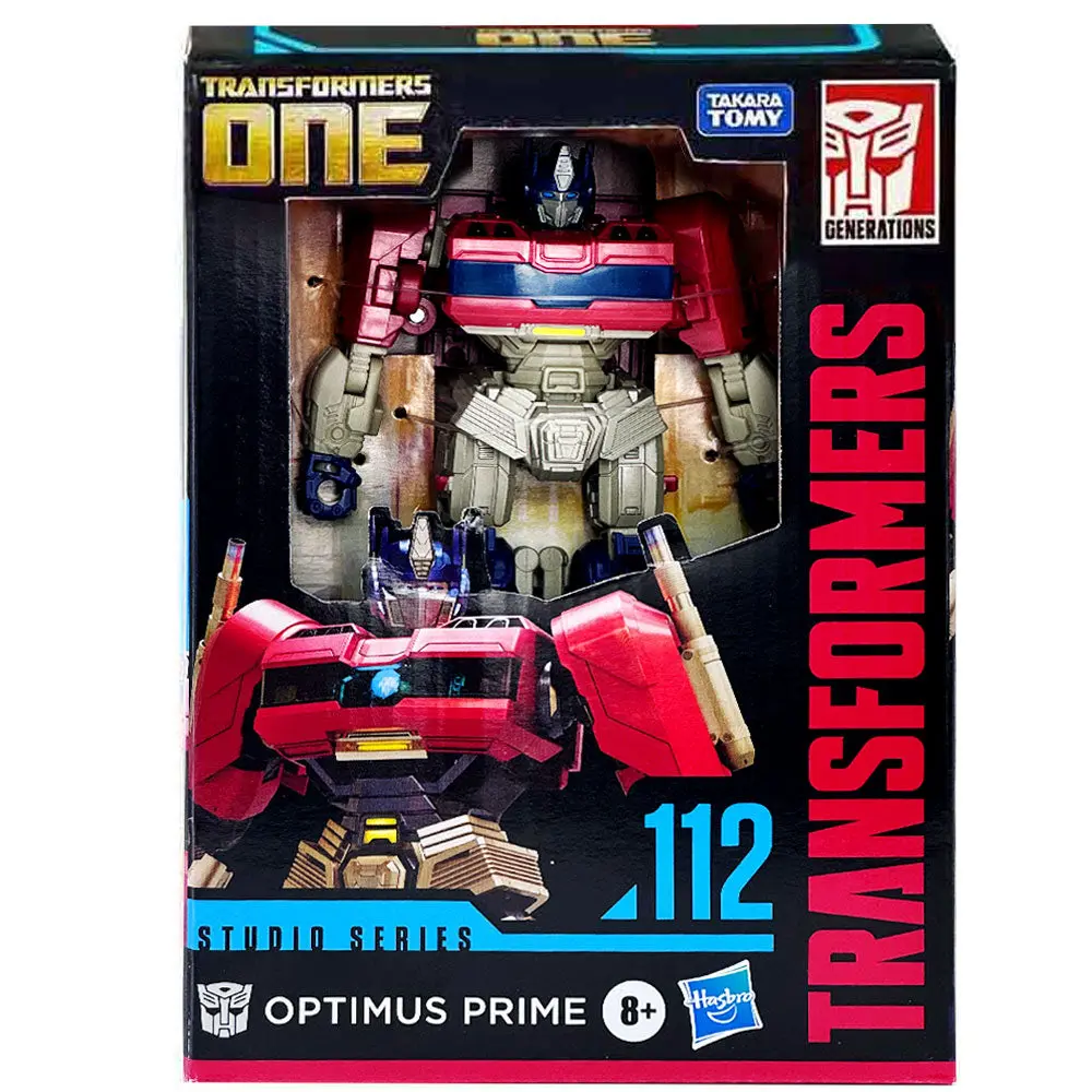 Transformers Studio Series 112 Cybertronian Optimus Prime Deluxe Action Figure, Collectible Home Decor Statue
