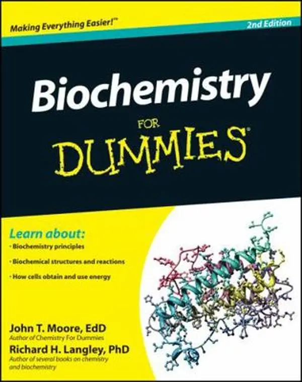 USED Book - Biochemistry for Dummies by Moore, John T. (Paperback) - english