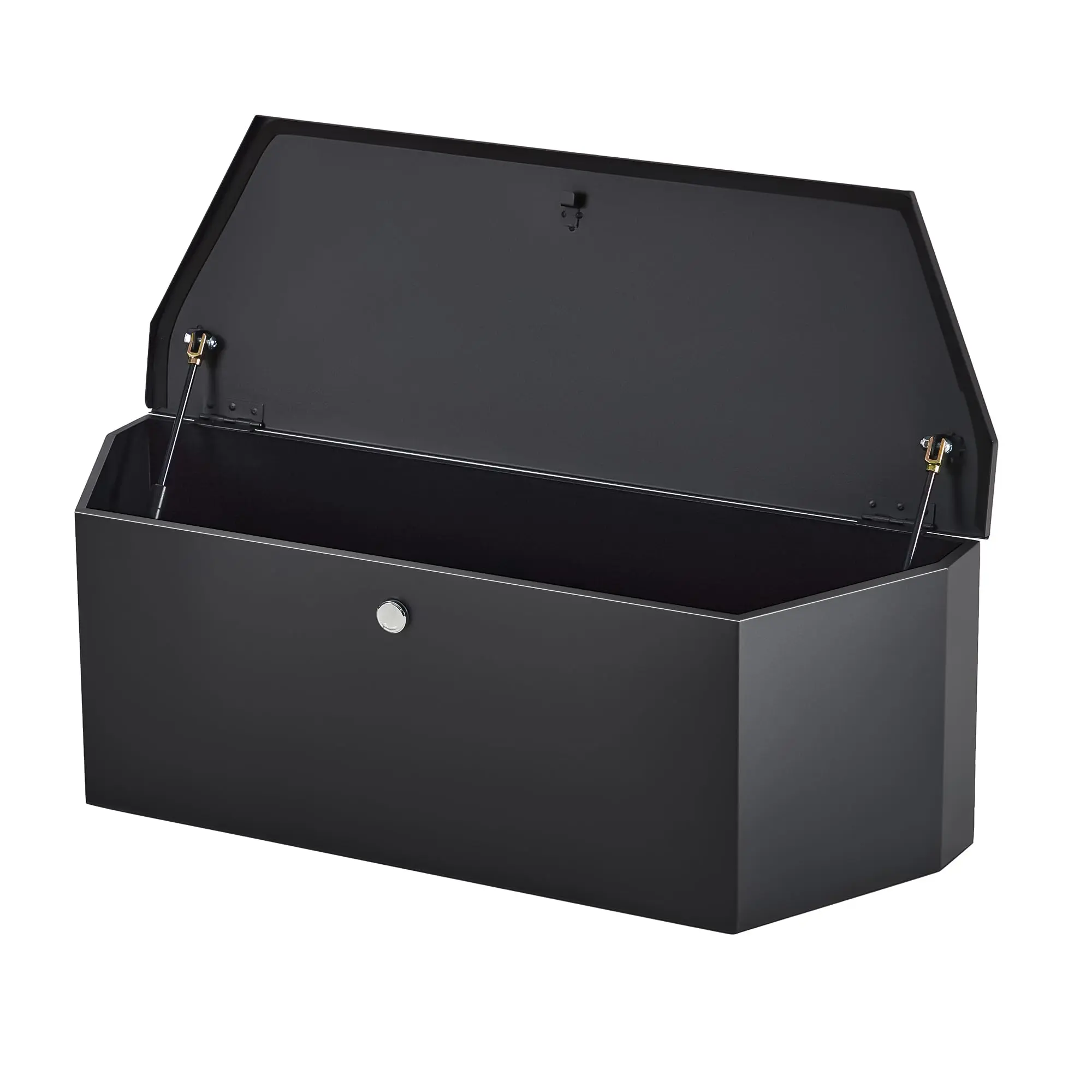 Garvee Durable Aluminum Toolbox with Diamond Plate (Black, 91.4 x 30.5 x 30.5 cm)