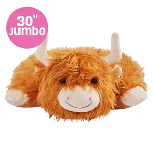 Highland Cow Jumbo 30" Plush Pillow Pet