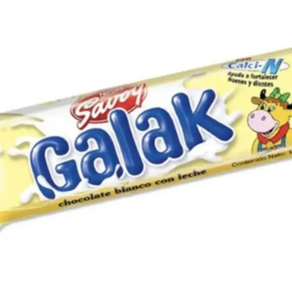 GALAK Chocolate Blanco con Leche  30 gr c/u