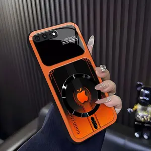 Luxury Sports Car Aesthetic MagSafe Case Anti-Scratch Magnetic Glass Cover for iPhone 8 Plus ---975