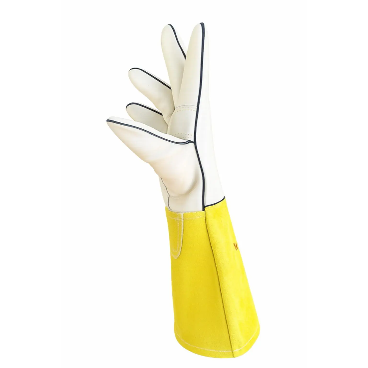Stick Welding Gloves Made with Cowhide Leather Material with Inside Insulation for Protection and Comfort