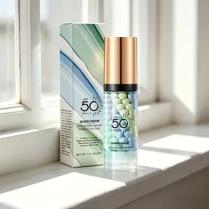 3-in-1 Face Primer with SPF 50 Sunscreen, Color Correcting Makeup Base, Oil Control & Hydrating Skin Tone Corrector, Blurs Imperfections for Radiant, Smooth Skin