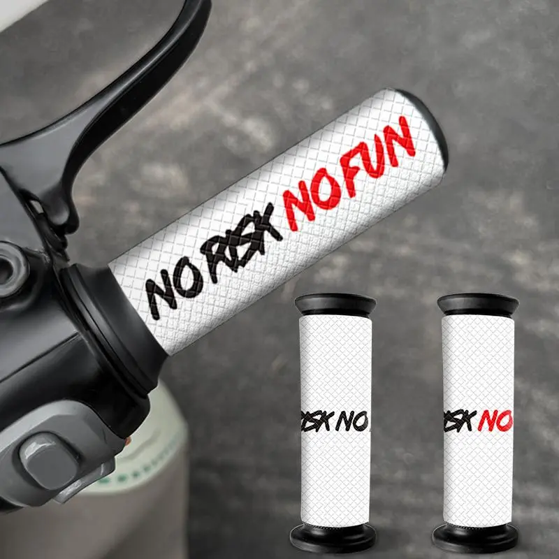 Motorcycle Handlebar Sticker, Waterproof Durable Grip Non-slip Decorative Accessories for Yamaha Ducati Honda Bmw Kawasaki, Racing Style DIY Self Adhesive Stickers