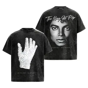 [Bar] Michael - Michael Jackson Biopic Movie Merch 2026 Premium Washed Cotton T-Shirt For Michael Jackson Fans V6, King Of Pop Graphic Pop Music Shirt, Gift For MJ Fan Graphic Tee, Michael Movie Fan Merch Shirt.