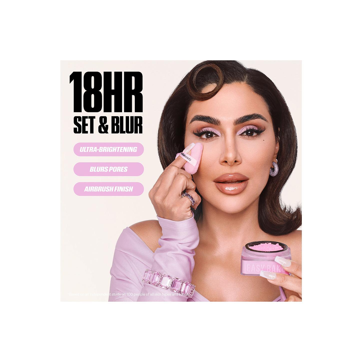 Huda Beauty Mini Easy Bake Loose Powder in Ube Birthday Cake Huda Beauty Mini Easy Bake Loose Powder in Ube Birthday Cake
