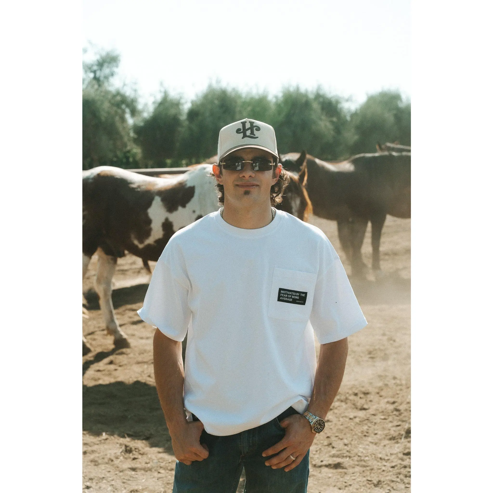 White Pocket Tee