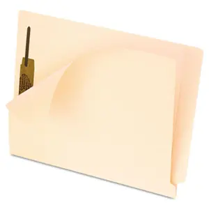 Pendaflex 62711 MicrobeGuard File Folders- Straight Cut- 1 Fastener- Letter- Manila- 50/Box