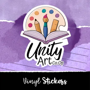 Unity Art Co-Op | Die Cut Vinyl Sticker - Decorative Matte Sticker