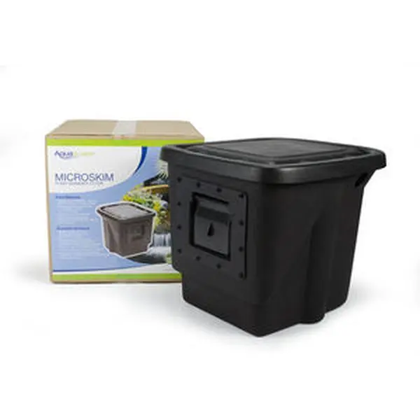 AquascapePRO 43022 Signature Series 1000 Pond Skimmer Filter for Ponds Up to 200 Sq. Ft. - Debris Removal Tool, Easy Cleaning Design, Leaf Netting Included, Component Protection, Rounded Shape, Durable Lid