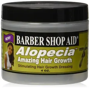 BARBER SHOP AID Alopecia Stimulating Hair Growth Cream 4 oz Thickening Regrowth Formula for All Hair Types