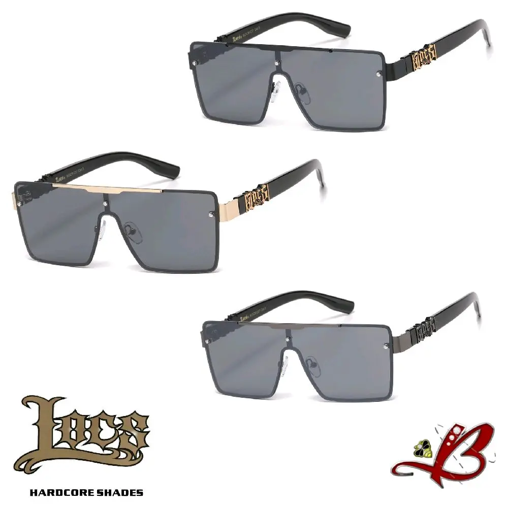LOCS Urban Edge Cutout Logo Hardcore Shades Compact Design| Original and Authentic Locs