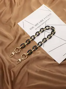 Acrylic-wrapped eyeglass chain buckle DIY plastic beads acrylic Beaded luggage chain phone case chain gentle and simple bag chain