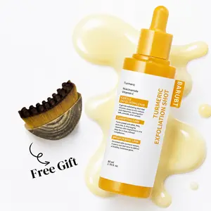 Kojic Acid & Turmeric Body Exfoliating Serum for Strawberry Legs | Deep Exfoliation Nourishing Essence to Remove Dead Skin Cells & Fade Dark Spots