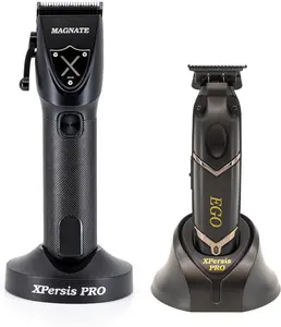 XPERSIS PRO Magnate Cordless Hair Clipper And Ego Brushless Cordless Hair Trimmer Combo Black