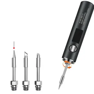 Wireless small soldering iron set, portable electric soldering pen
