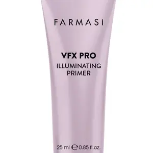 Farmasi VFX Pro Illuminating Primer - 25ml Gel Creme with Iridescent Pigments & Vitamin E for Radiant Skin Finish
