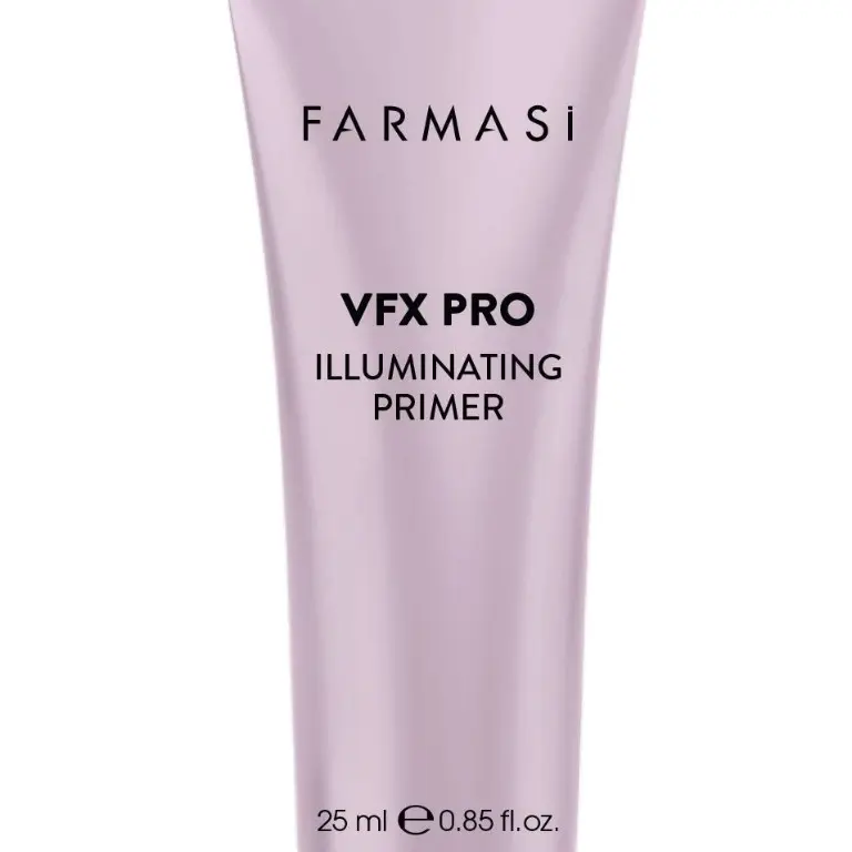 Farmasi VFX Pro Illuminating Primer - 25ml Gel Creme with Iridescent Pigments & Vitamin E for Radiant Skin Finish
