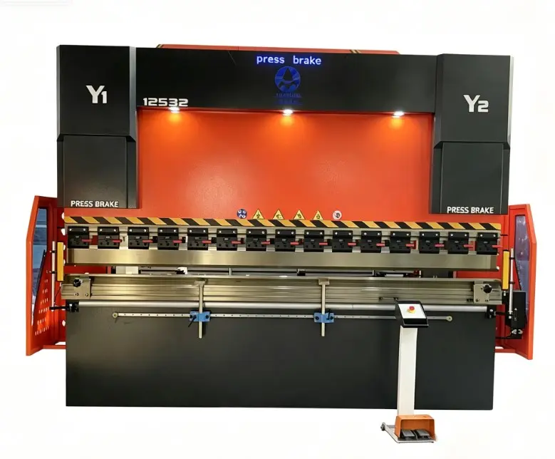 TP10S System Sheet Metal Folder 125T 3.2meter Hydraulic Torsion Bending Machine Automatic Press Brake 2Axis