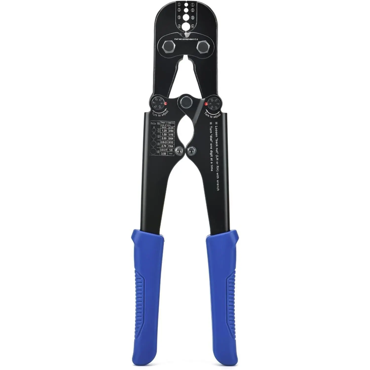 iCrimp Wire Rope Crimping Tool, Wire , for  Oval Sleeves,Stop Sleeves,Crimp Ferrules,Crimping Loop Sleeve from 3/64-inch to 1/8-inch