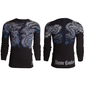 Xtreme Couture by Affliction Men's Thermal Shirt Double Up