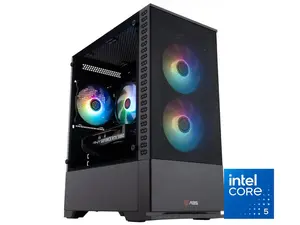 ABS Cyclone Aqua Gaming PC - Windows 11 - Intel Core 5 Processor 120 - GeForce RTX 5060 - DLSS 4 - AI-Powered Performance - 32GB DDR4 - 1TB M.2 NVMe SSD - CA120F5060