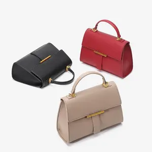 Women's Clutch Tote Handbag - Zipper Closure, Crossover, Detachable, Elegant, Gold Options, Convertible Shoulder/Crossbody Purse, Crossover Women's Handbags, Detachable Women's Handbags Casual Everyday Bag