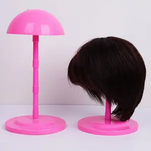 Portable Wigs and Hats Display Stand, Adjustable Height, Ideal for Professional Use, Perfect for Styling and Storage, Hair Accessories Organizer