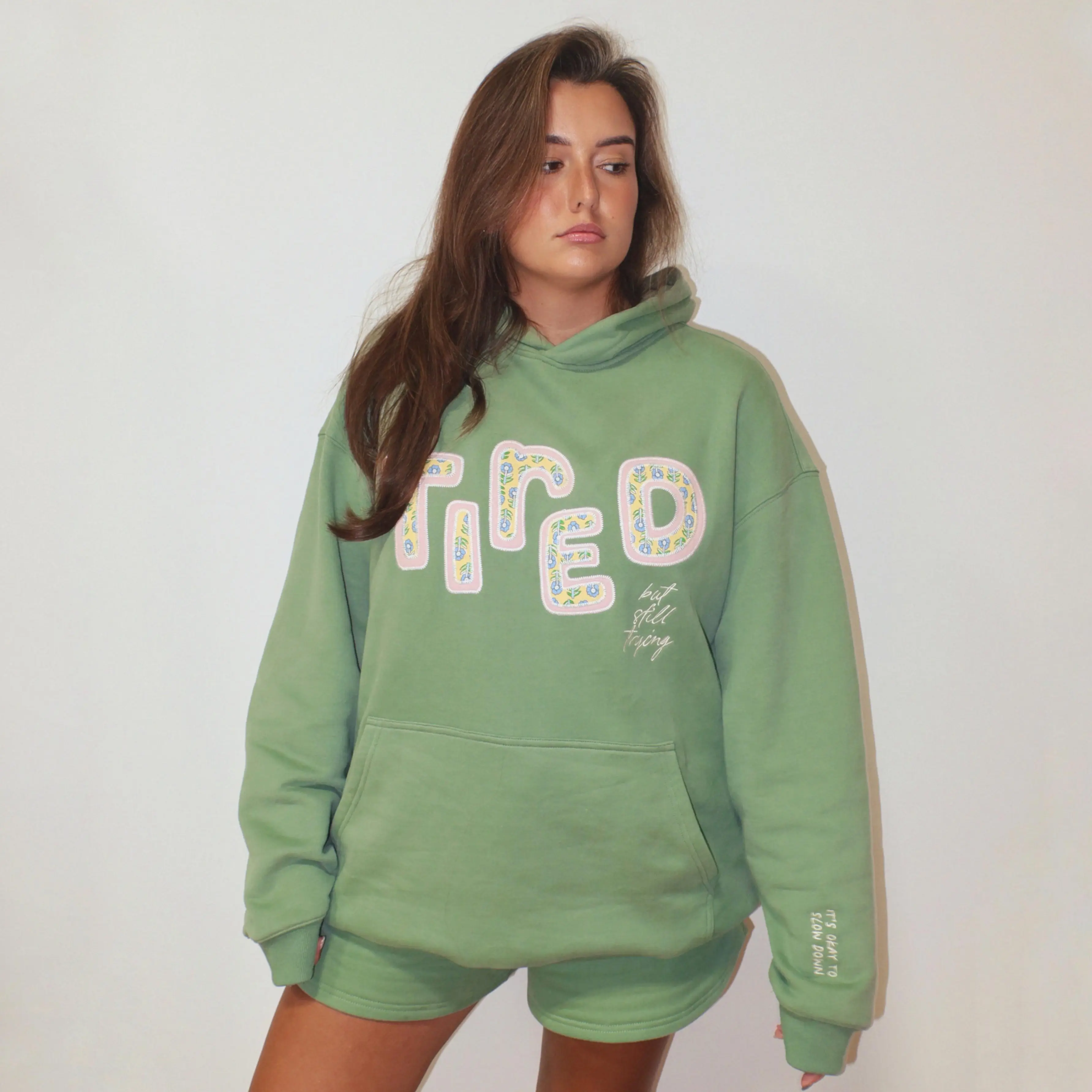 Tired (But Still Trying) Hoodie