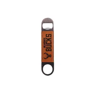 Rico Bar Blade Suede Brown Milwaukee Bucks Bottle Opener