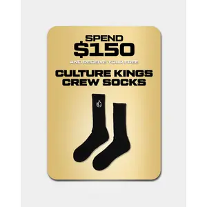 Culture Kings CK NOT-FOR-SALE Crew Socks Black/White