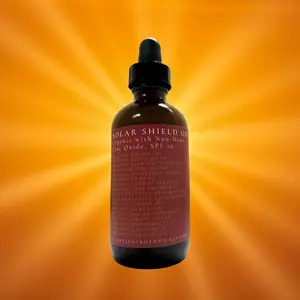 Solar Shield, Organic Sunscreen Oil with Non-Nano Zinc Oxide, SPF 20  Facial  Radiant Nourishing Skincare
