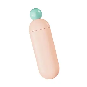 Moisture-Resistant Mini Pill Container with Ergonomic Design for Daily Medication