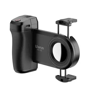 Ulanzi MA35 Smartphone Camera Shutter Grip Compatibile with MagSafe for iPhone w Wireless Remote Control Phone Clamp Holder Selfie for 1/4 Tripod Mount Cold Shoe Extension Video Shooting Acccessories